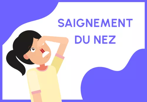 Je saigne du nez : comment réagir ?